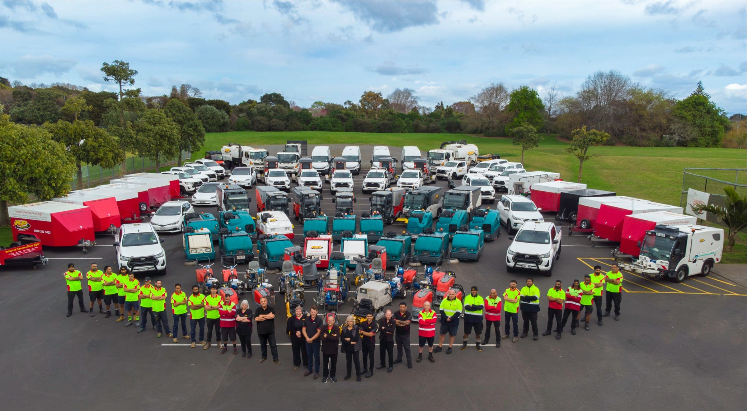 The KP Group team and fleet